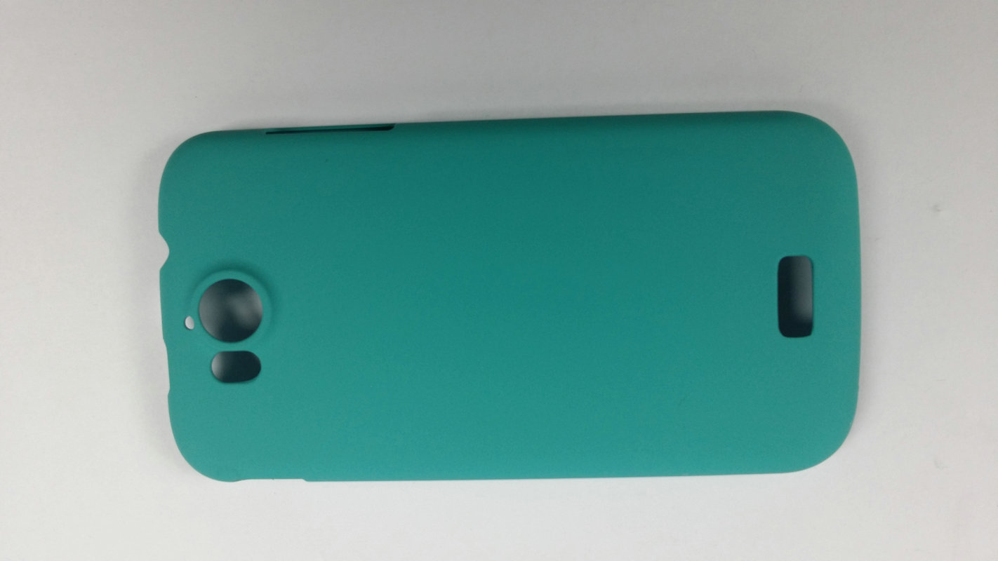 Phone case with soft-touch rubber coating
